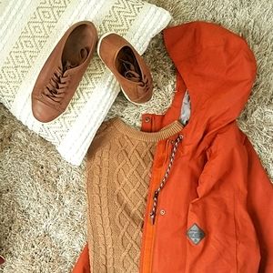 Leather Frye Mindy low lace sneakers size 7.5 W